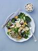 Cashewkylling med spinat-og-fennikelsalat 
