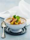 Spicy suppe med hummerhaler