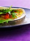 Wrap med omelet og laks 