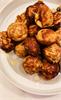 Æbleskriver. Luftige æbleskiver lavet af hvid hvedemel og fuldkorns ølandshvede